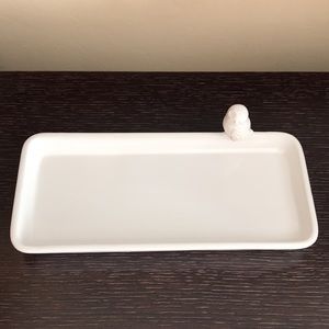 Threshold Stoneware Owl Tray / Serving Platter